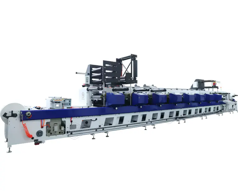 8color inline flexo printing machine for label/self adhesive paper