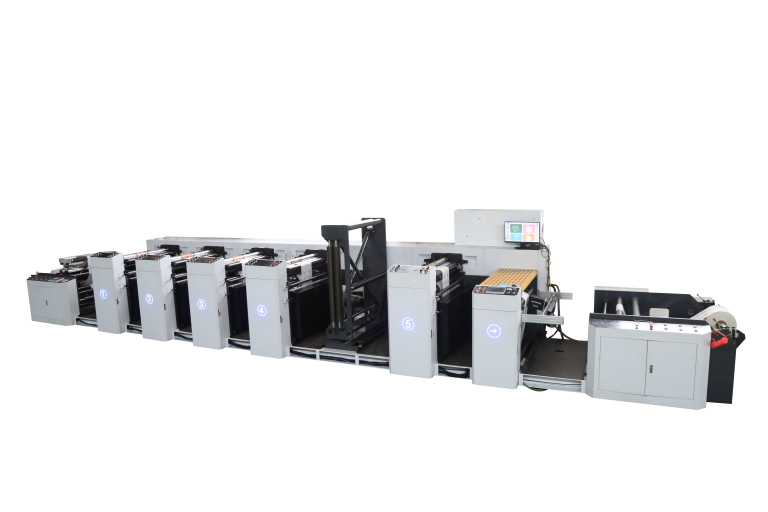 8 Colors Inline Flexo Printing Machine for Corrugated cartons Preprinting