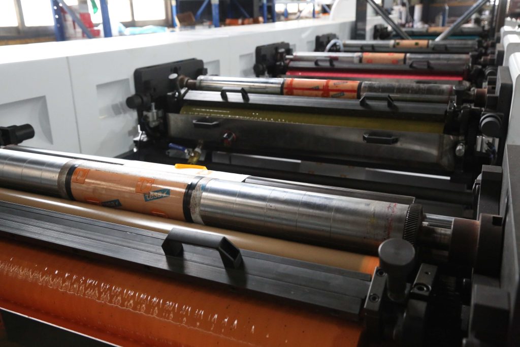 printing part of inline flexo printing machine